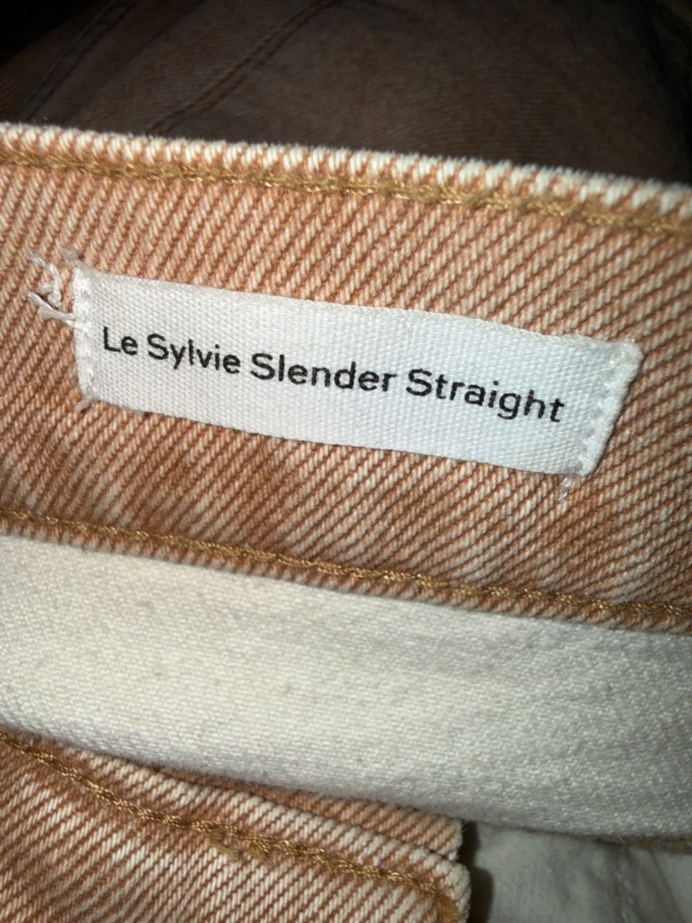 Frame Le Sylvie Slender Straight Jean in Sand Size 29 - Picture 4 of 7